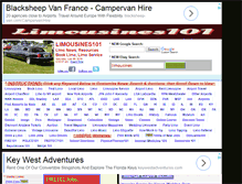 Tablet Screenshot of limousines101.com